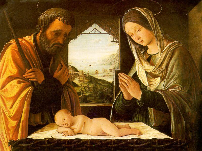 Lorenzo  Costa Nativity oil painting image